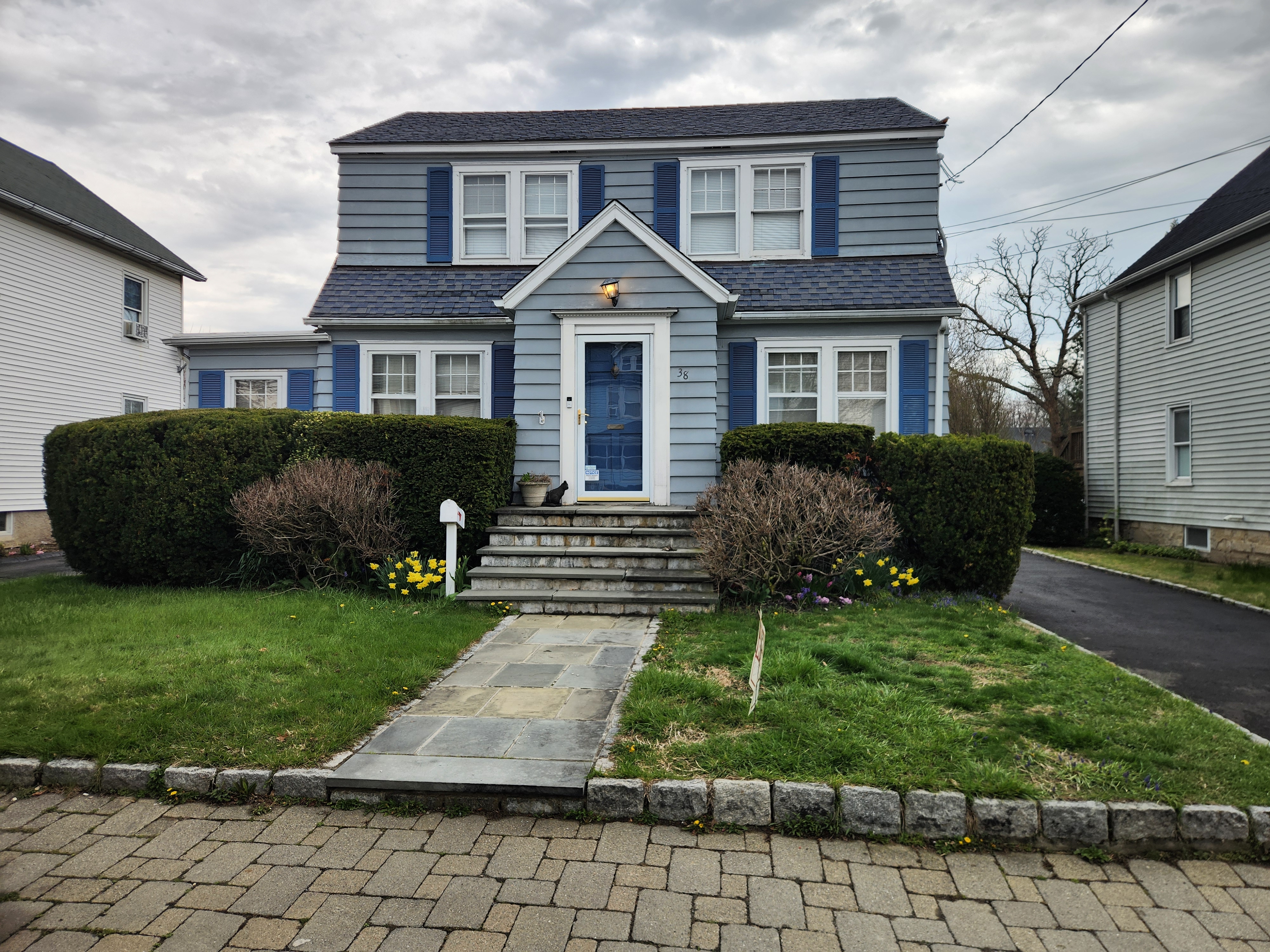 The front exterior of the house located at 38 Clinton Avenue